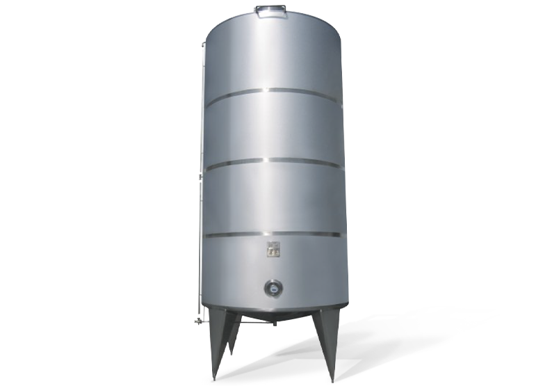Grote melkopslagtank voor buiten